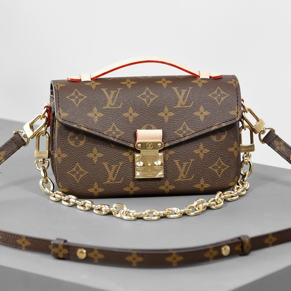 Louis Vuitton LV Pochette M茅tis East West Shoulder Bag锛�10A锛�