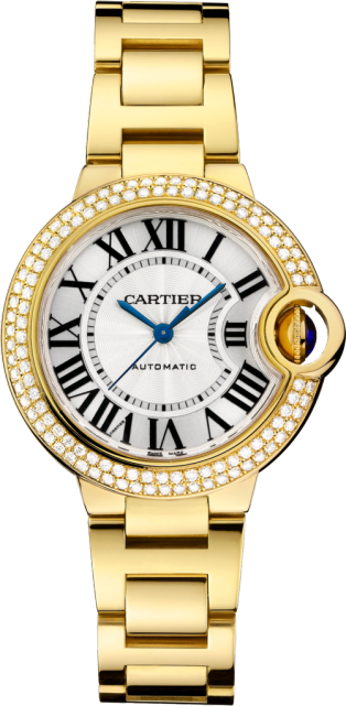 Cartier Ballon Bleu 18K Yellow Gold & Diamonds Lady��s Watch, WJBB0002