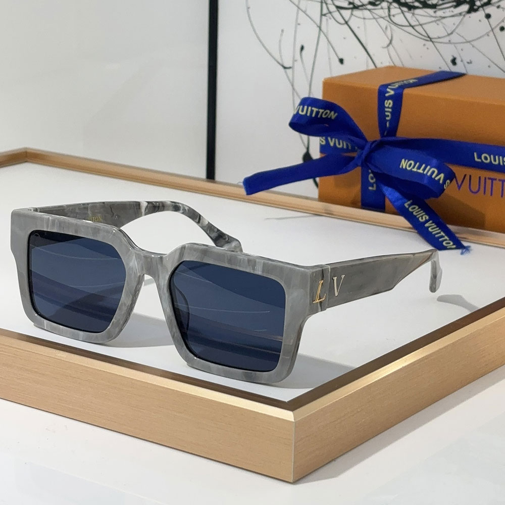 Louis Vuitton LV Mirror leg Logo sunglasses Top quality 锛�Replica锛�