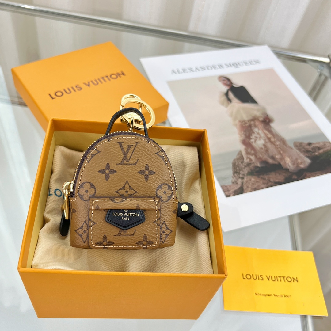 Louis Vuitton Micro Bag Leather Keychain Pendant Accessories