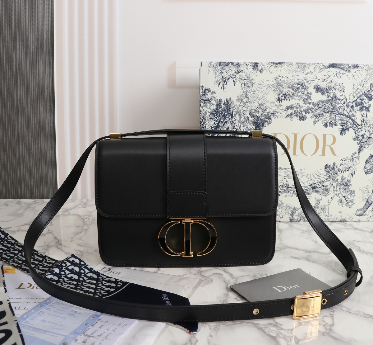 30 Montaigne Bag Brown CD-1001 XB081 24cm