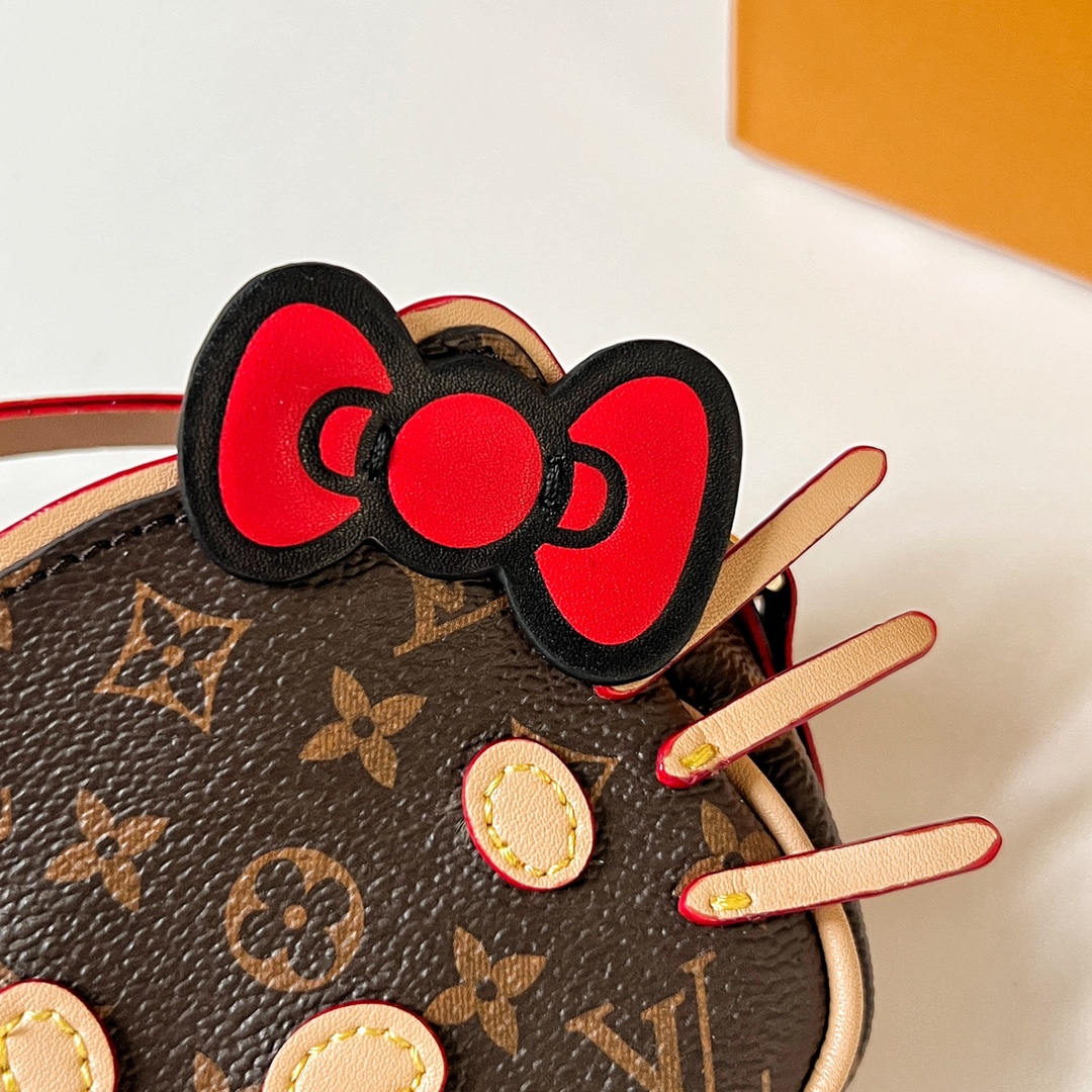 Louis Vuitton Micro Bag Leather Keychain Pendant Accessories