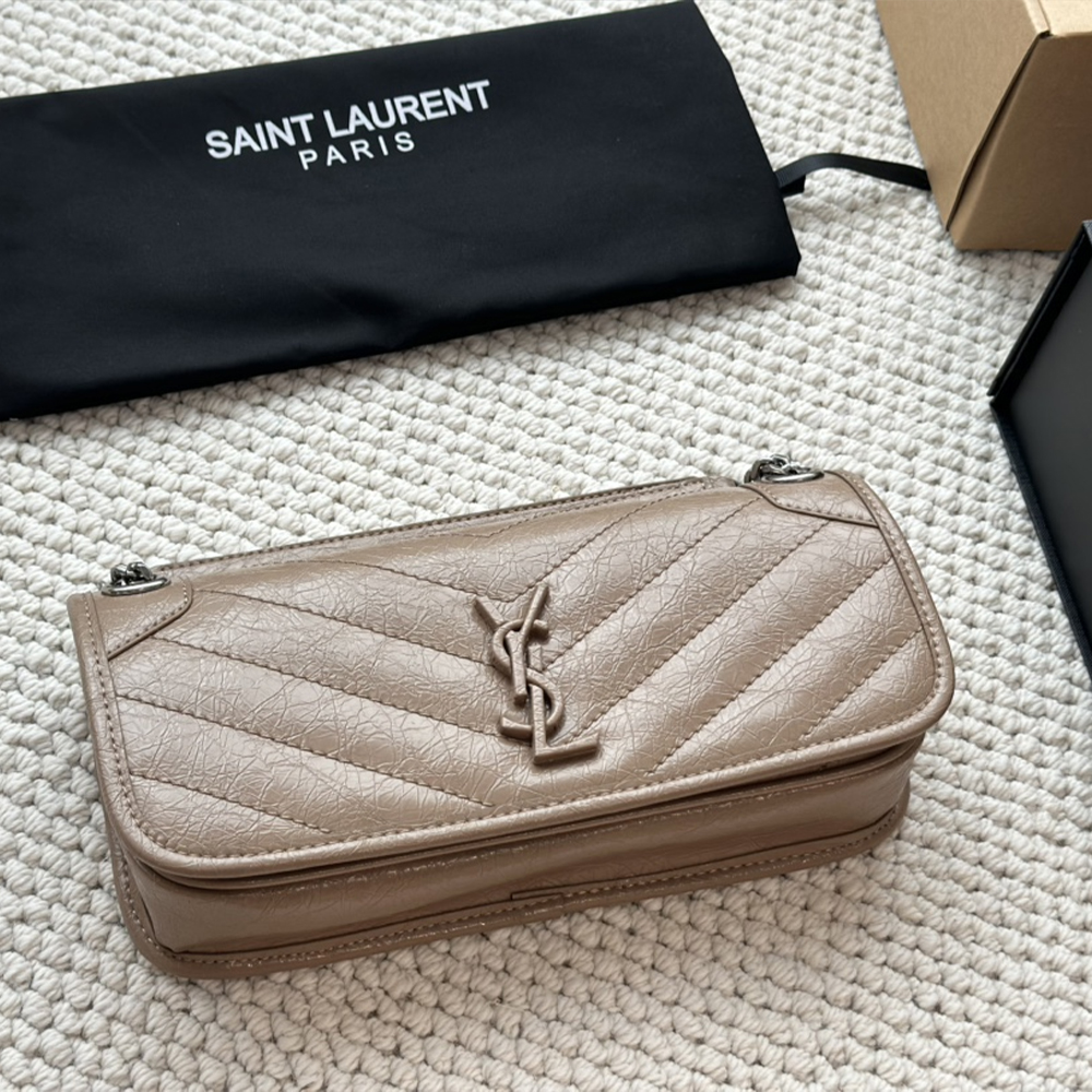 Saint Laurent YSL Leather Chain Shoulder Bag Crossbody Bag(Replica)