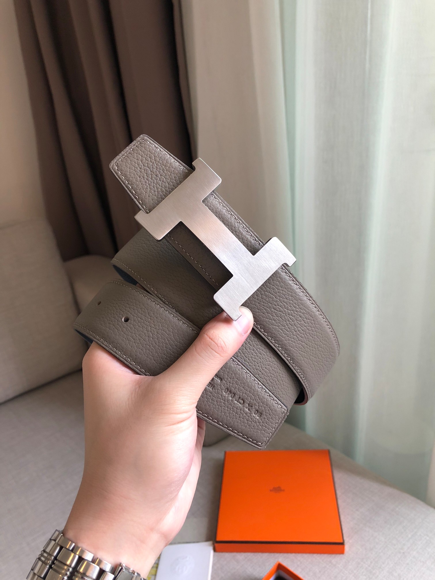Hermes Leather Belts 1:1 Mirror Version