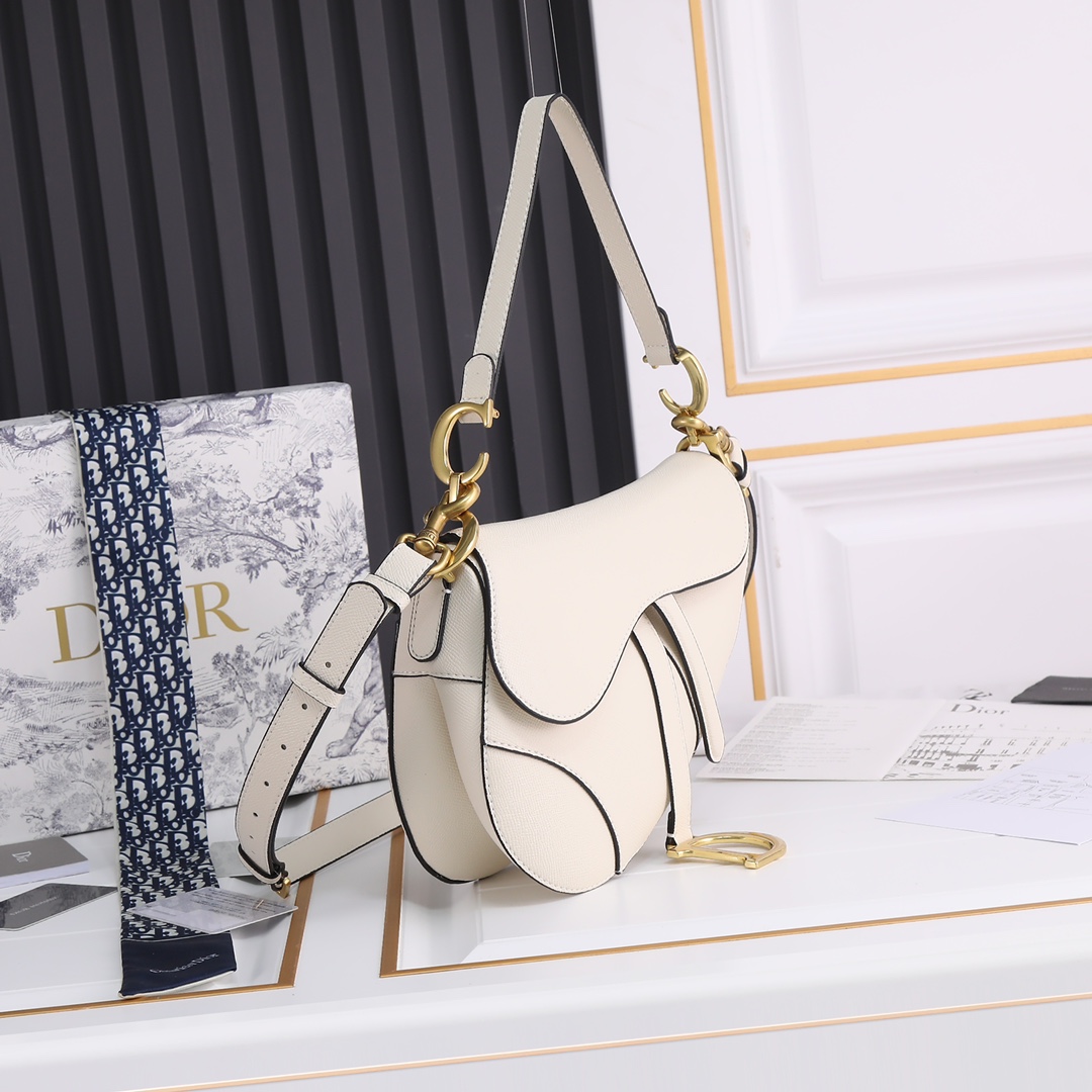 Saddle Bag White 6677 XB012 25.5cm