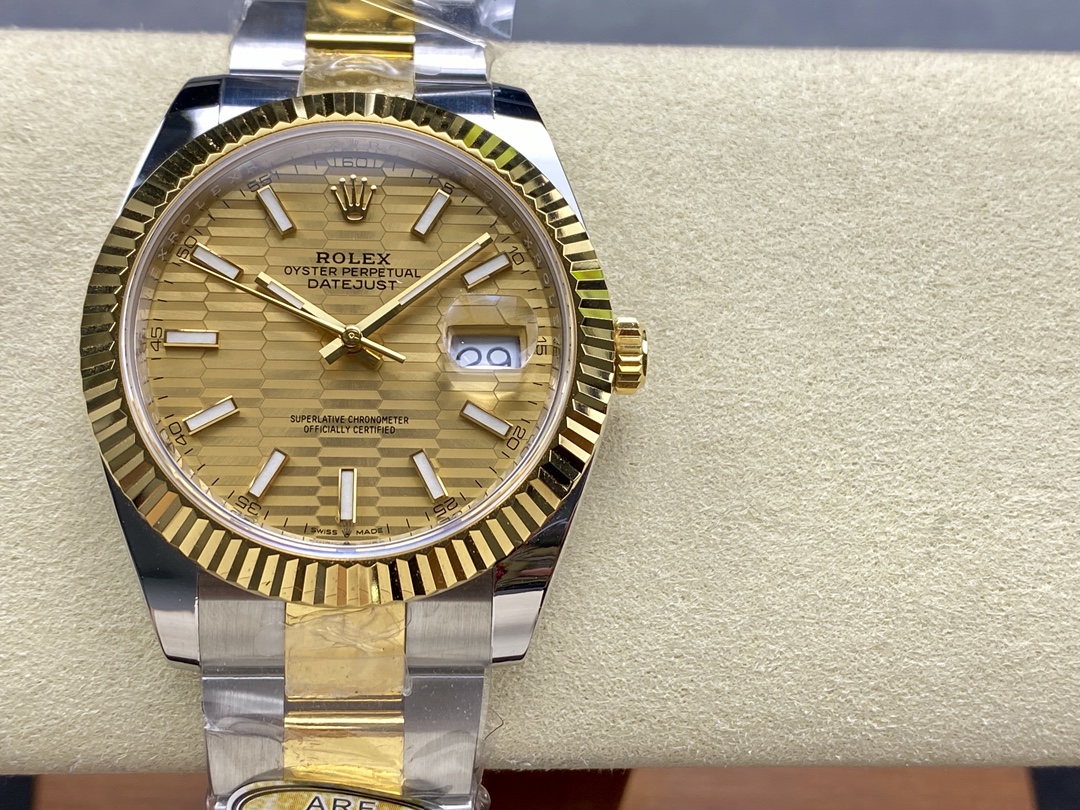 Rolex Datejust 41 Oystersteel & 18K Yellow Gold 126333 0021 Men's Watch