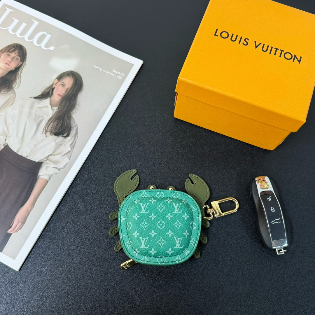 Louis Vuitton Micro Bag Leather Keychain Pendant Accessories