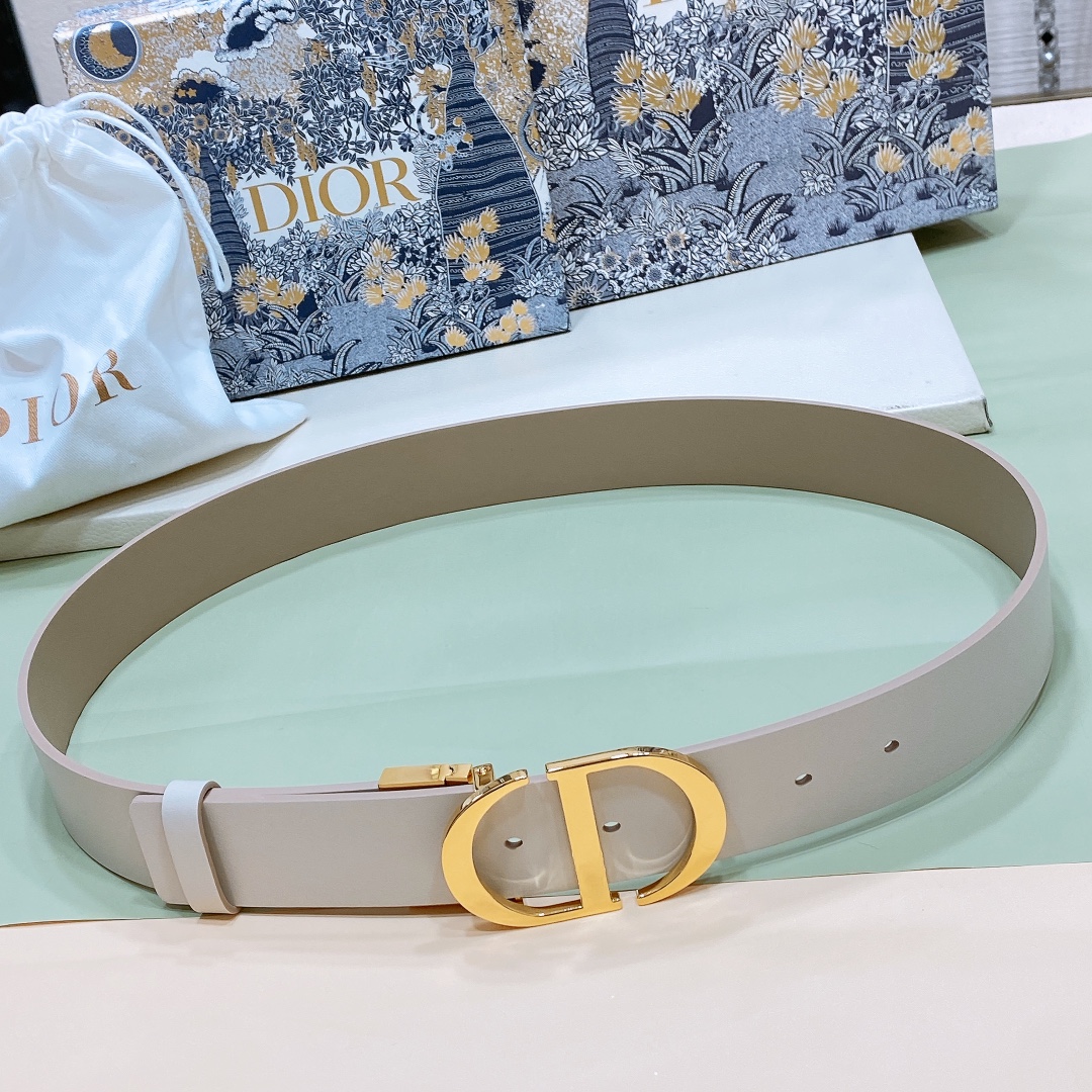 Dior Leather Belts 1:1 Mirror Version