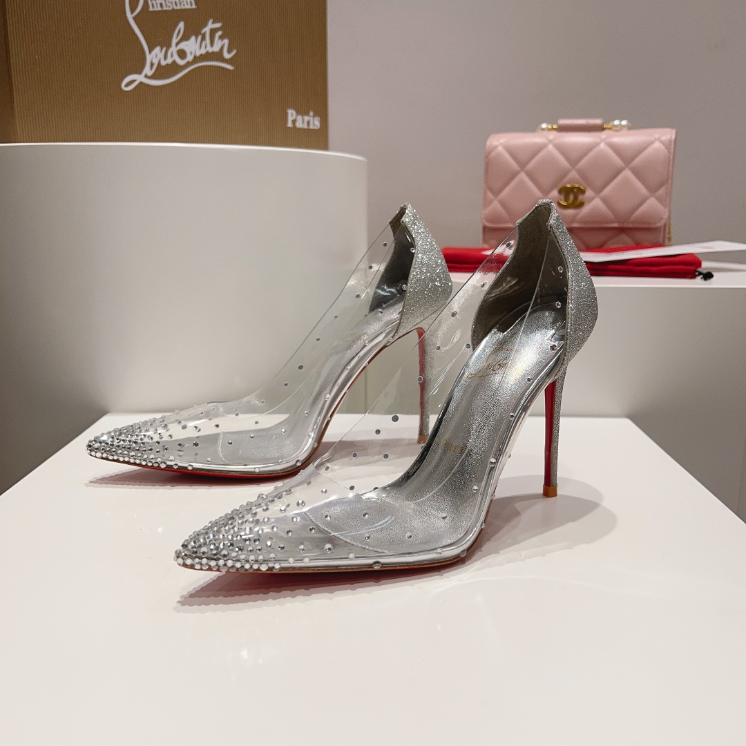 Christian Louboutin Follies Strass Heels (Replica)