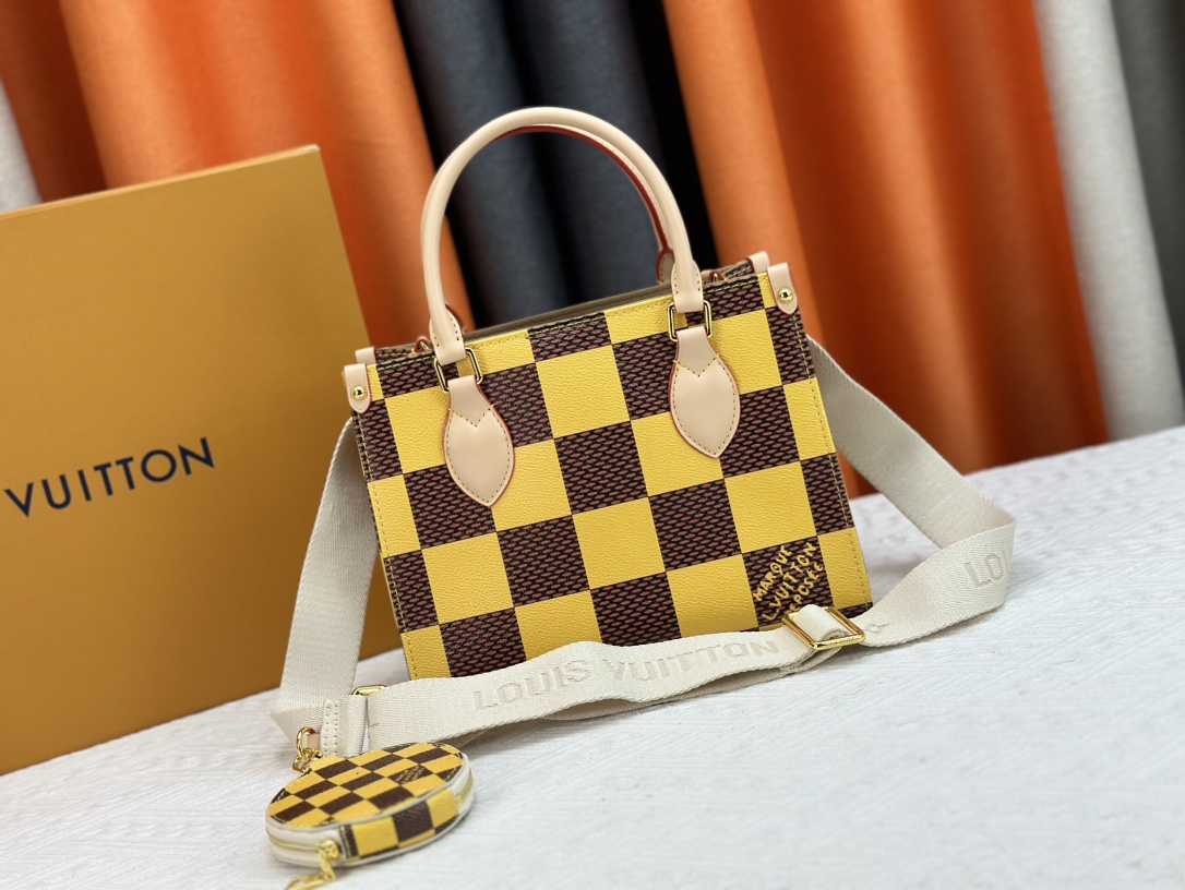 Louis Vuitton On The Go Tote M46833 Shoulder Bag Handbag