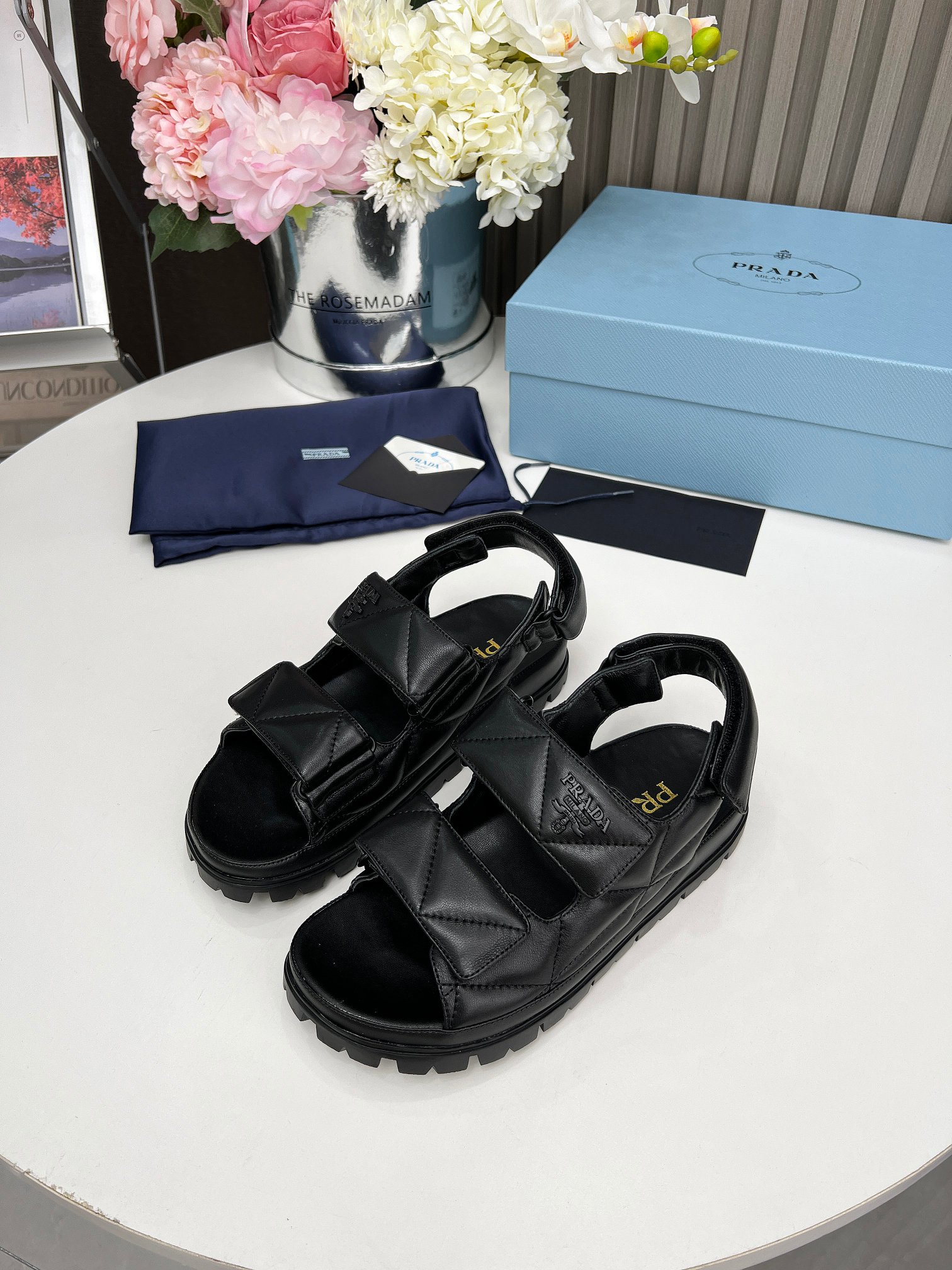 Prada Shoes Classic Thick Bottom Women's Sandals