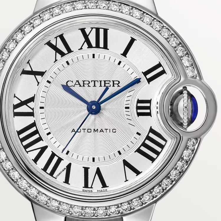 CARTIER BALLON BLEU Diamond Bezel 33mm