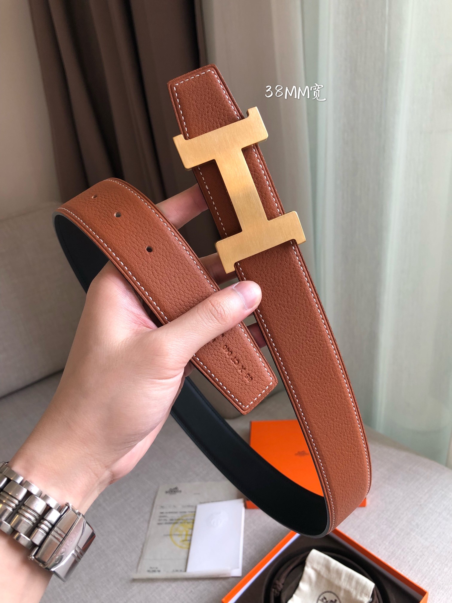 Hermes Leather Belts 1:1 Mirror Version