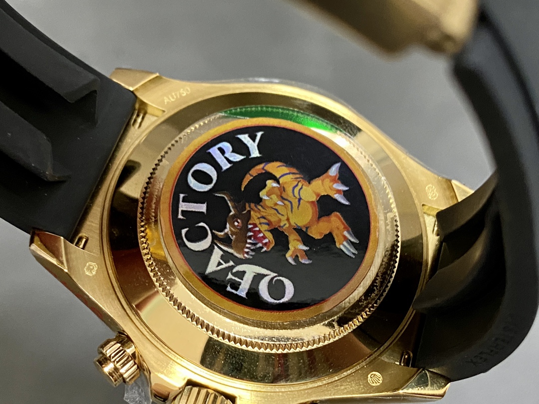 Rolex Daytona 116518LN Black Dial Yellow Gold 40mm Mens Replica Watch