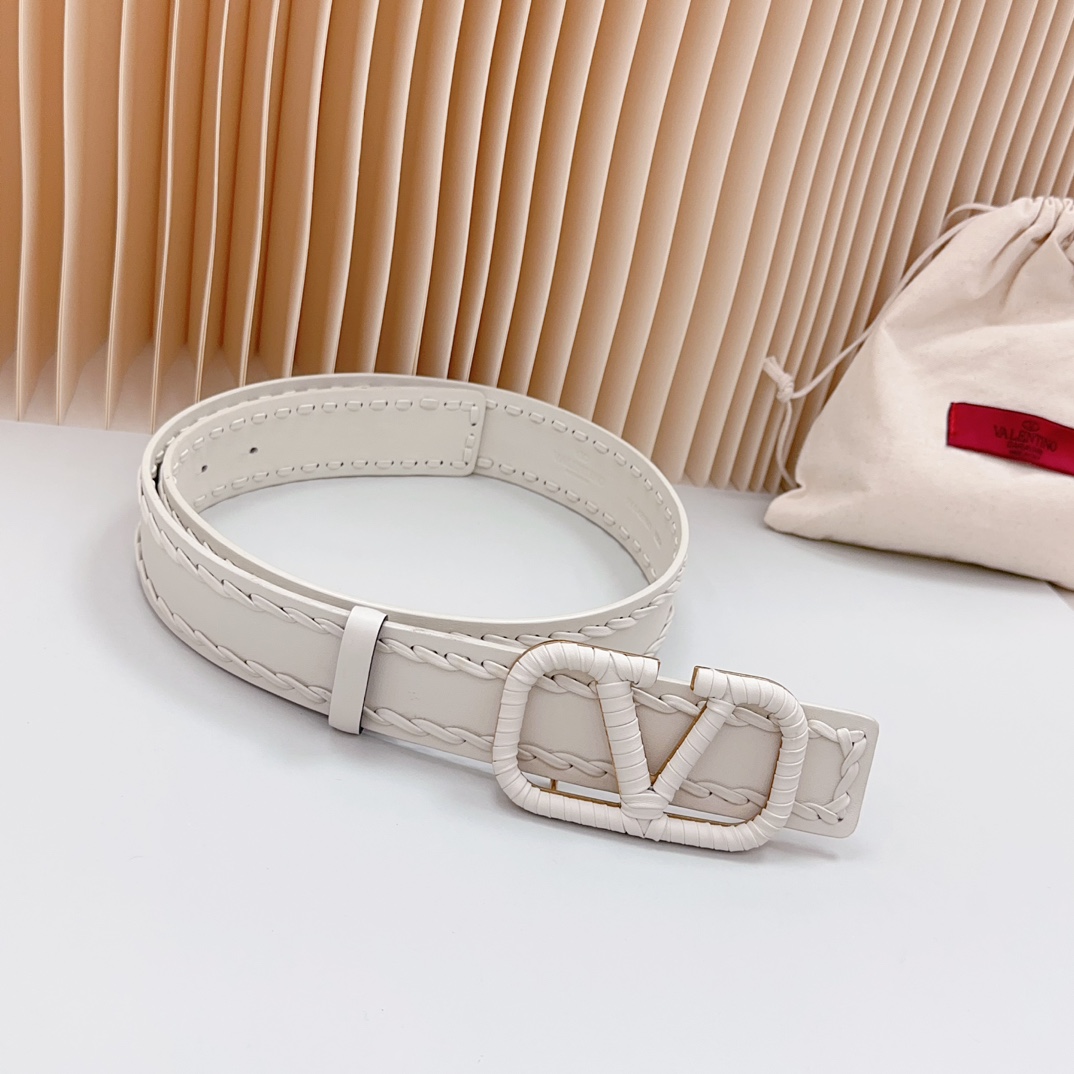 Valentino Leather Belts 1:1 Mirror Version