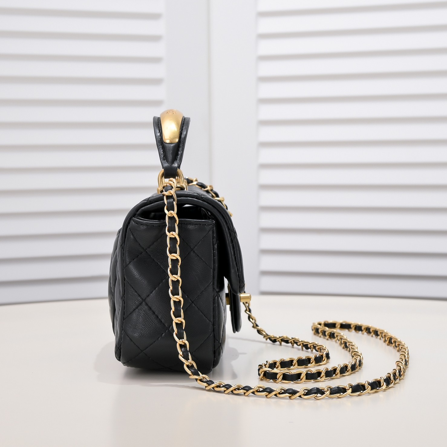 Chanel 22B Mini CF Handle Shoulder Bag Handbag