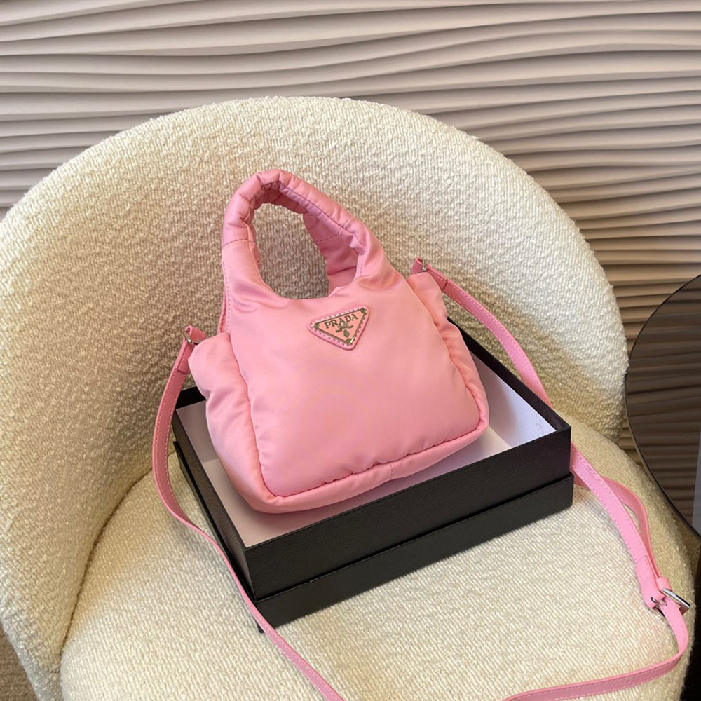 Prada Soft Lined Re Nylon Mini Handbag Shoulder Bag (Replica)