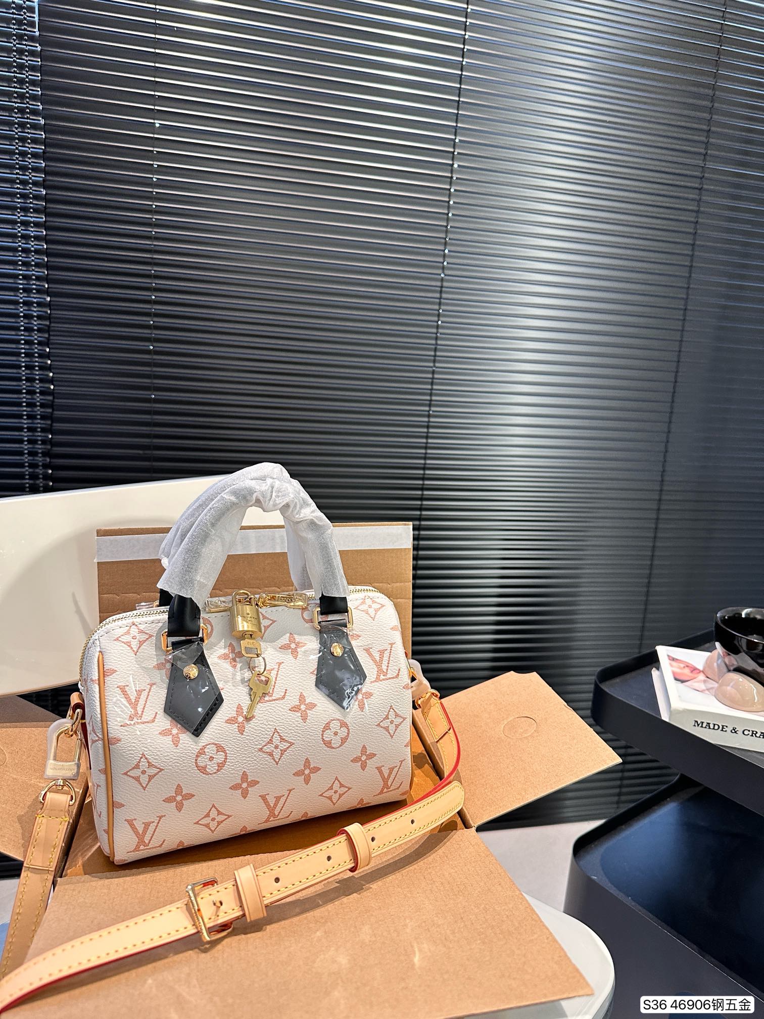 LV Speedy Bandouli猫re 20 Bag 46906 LLS542 20cm