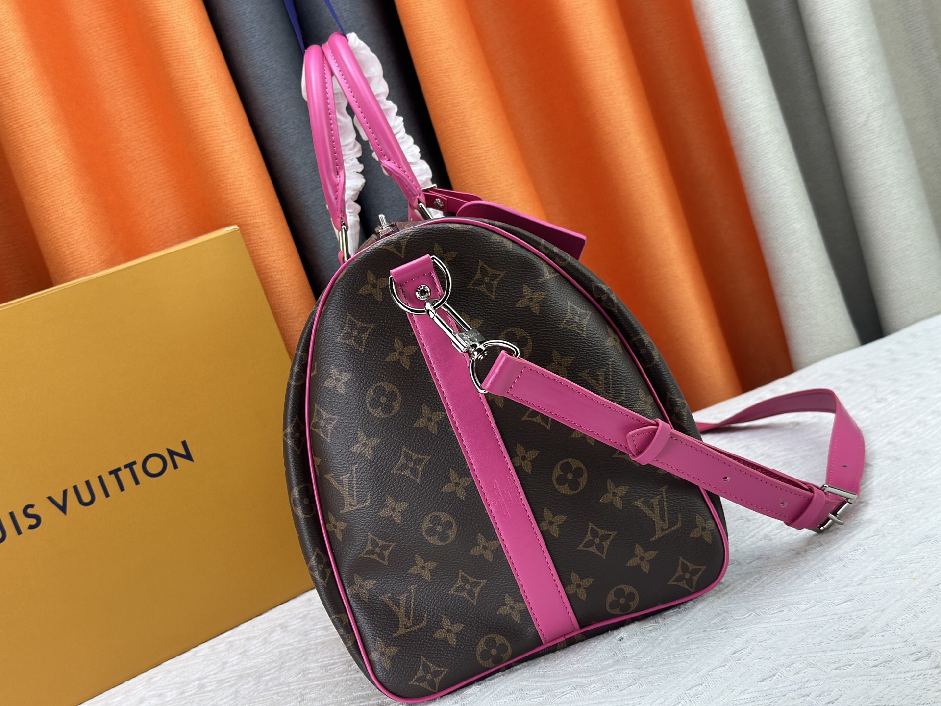 Louis Vuitton Keepall Bandouli猫re 50 travel bag