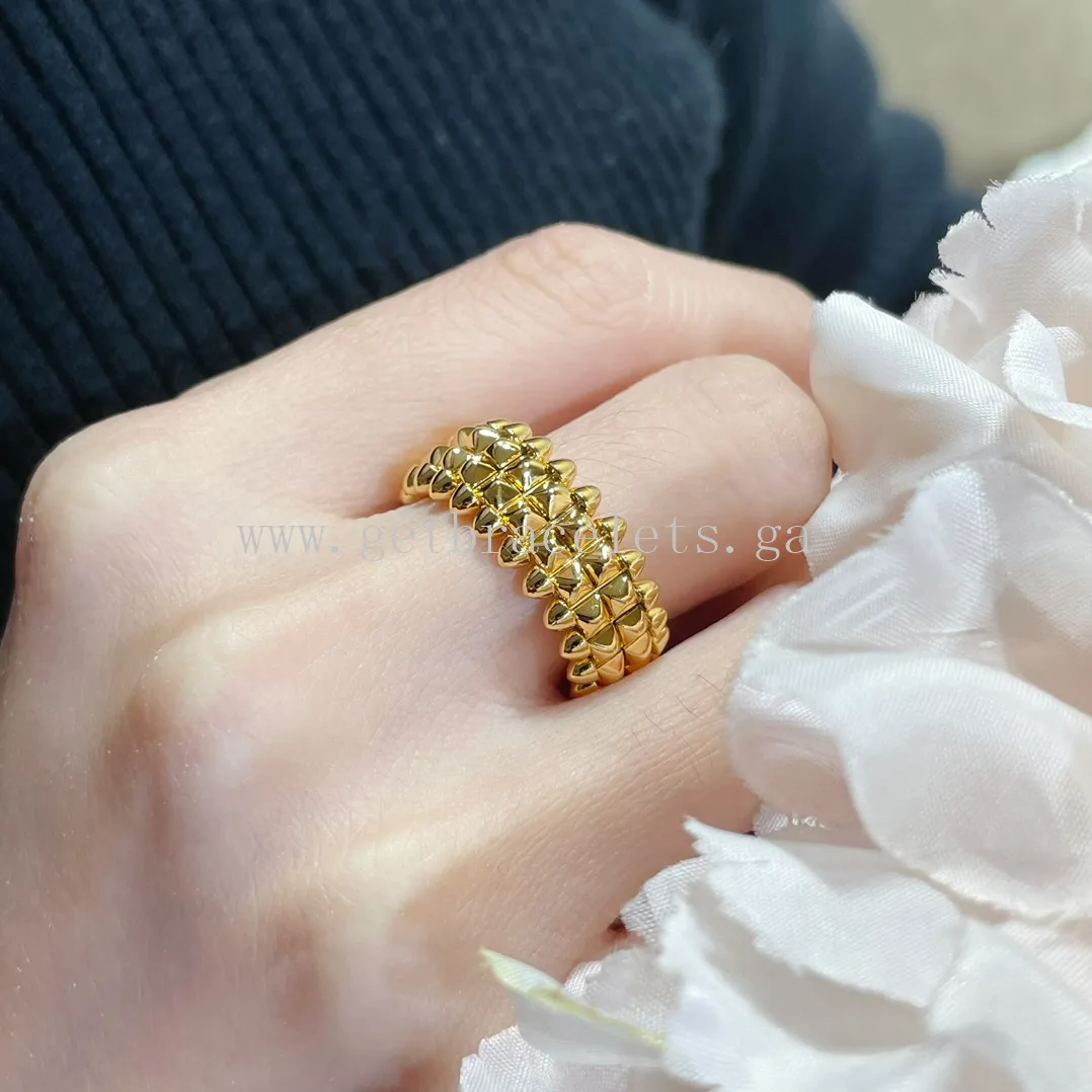 Clash de Cartier Ring Double-Row Model Rose Gold/Yellow Gold/White Gold