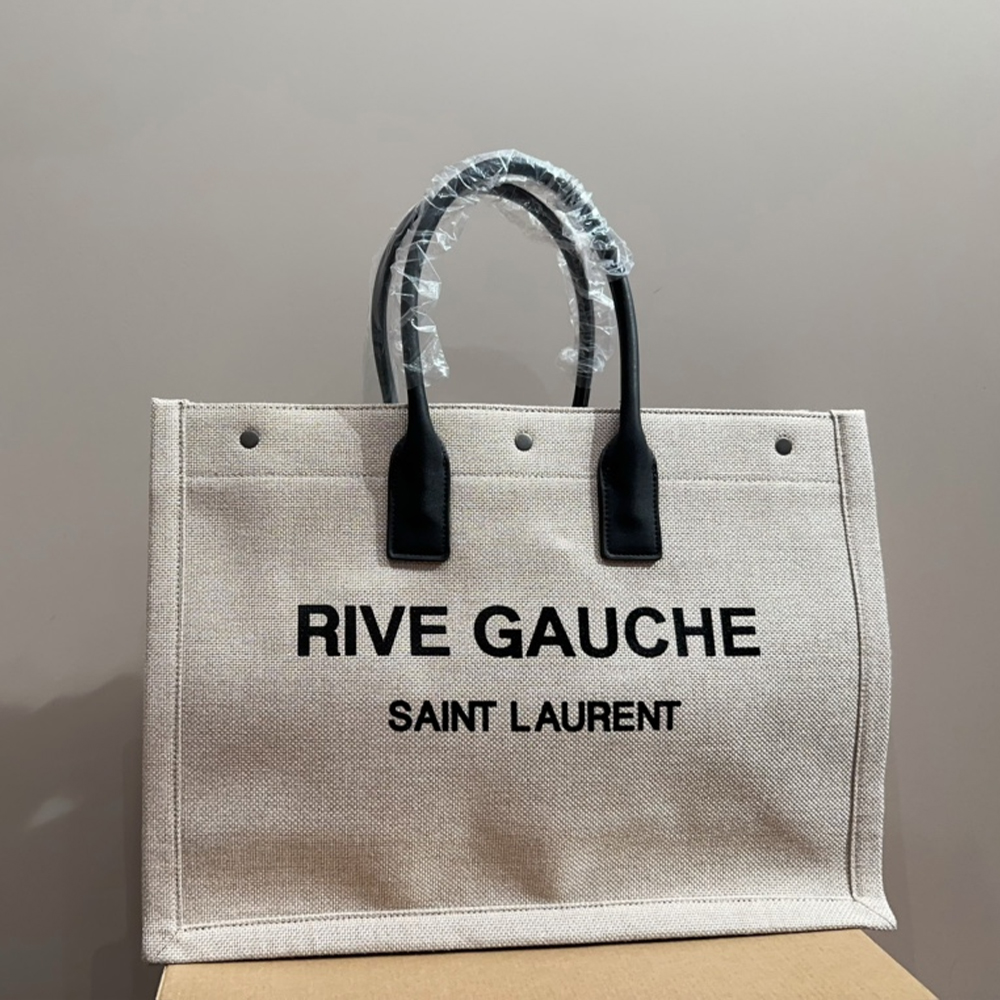 Saint Laurent YSL Rive Gauche Canvas Tote bag Handbag(Replica)