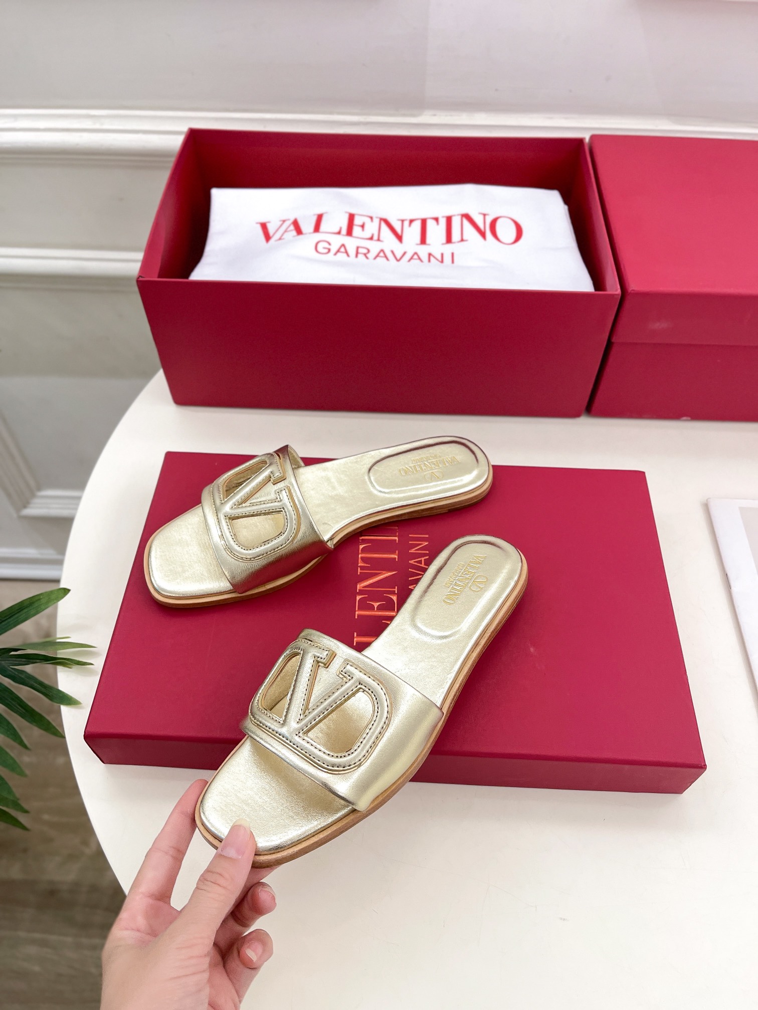 Valentino Shoes Slipper Valentino Garavani Roman Stud Women's Slippers