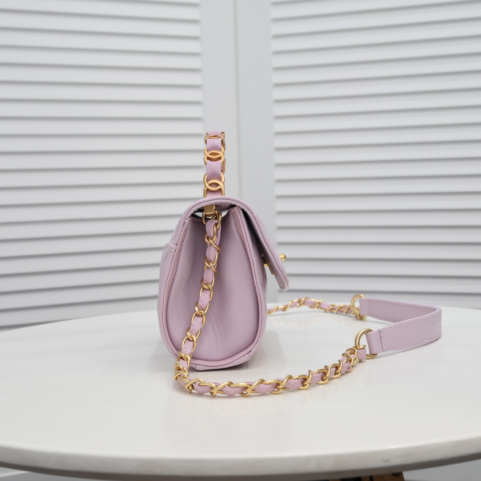 Chanel Handle Double C Shoulder Bag Handbag