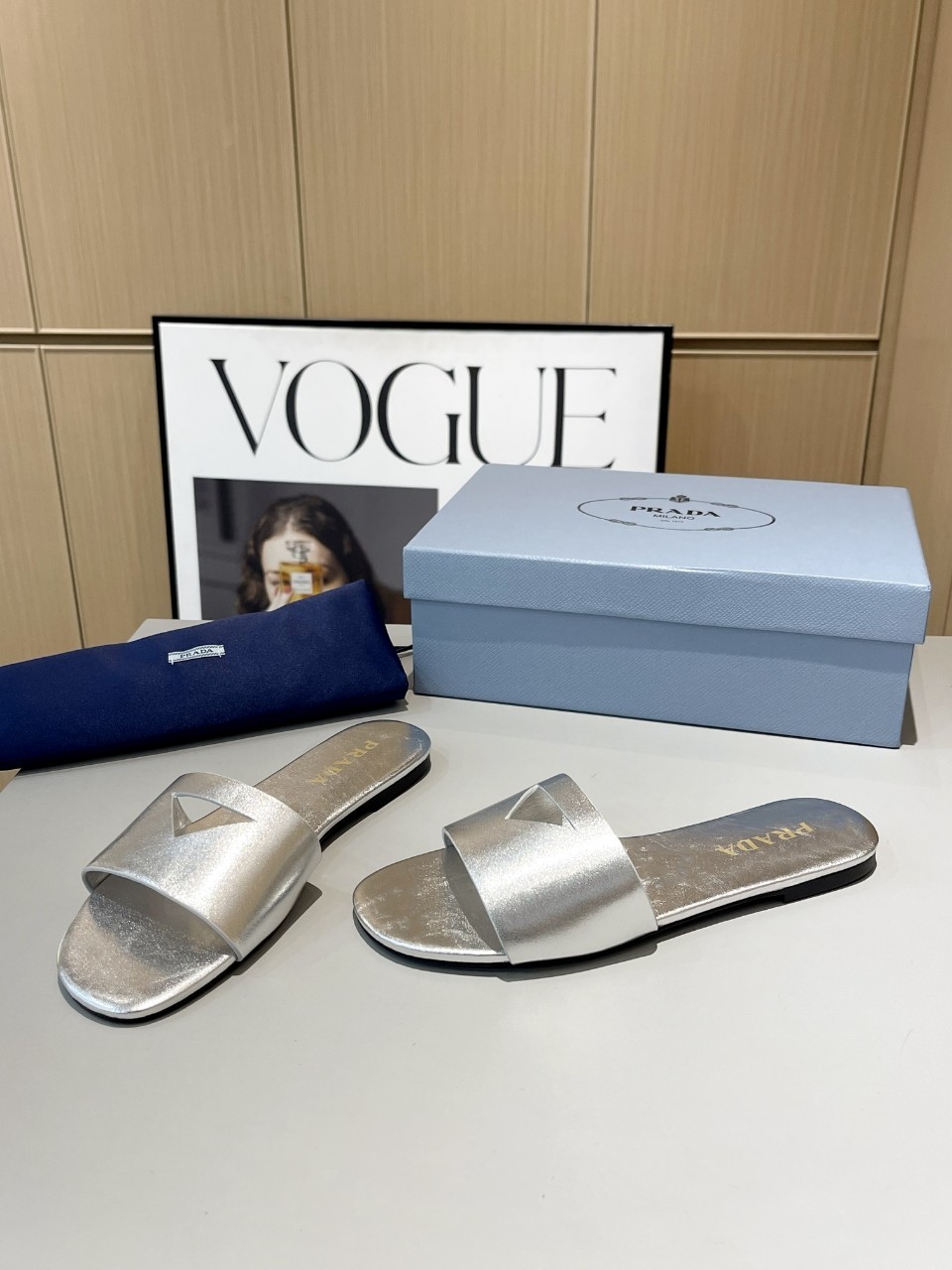 Prada Shoes Hollow out women's slippers