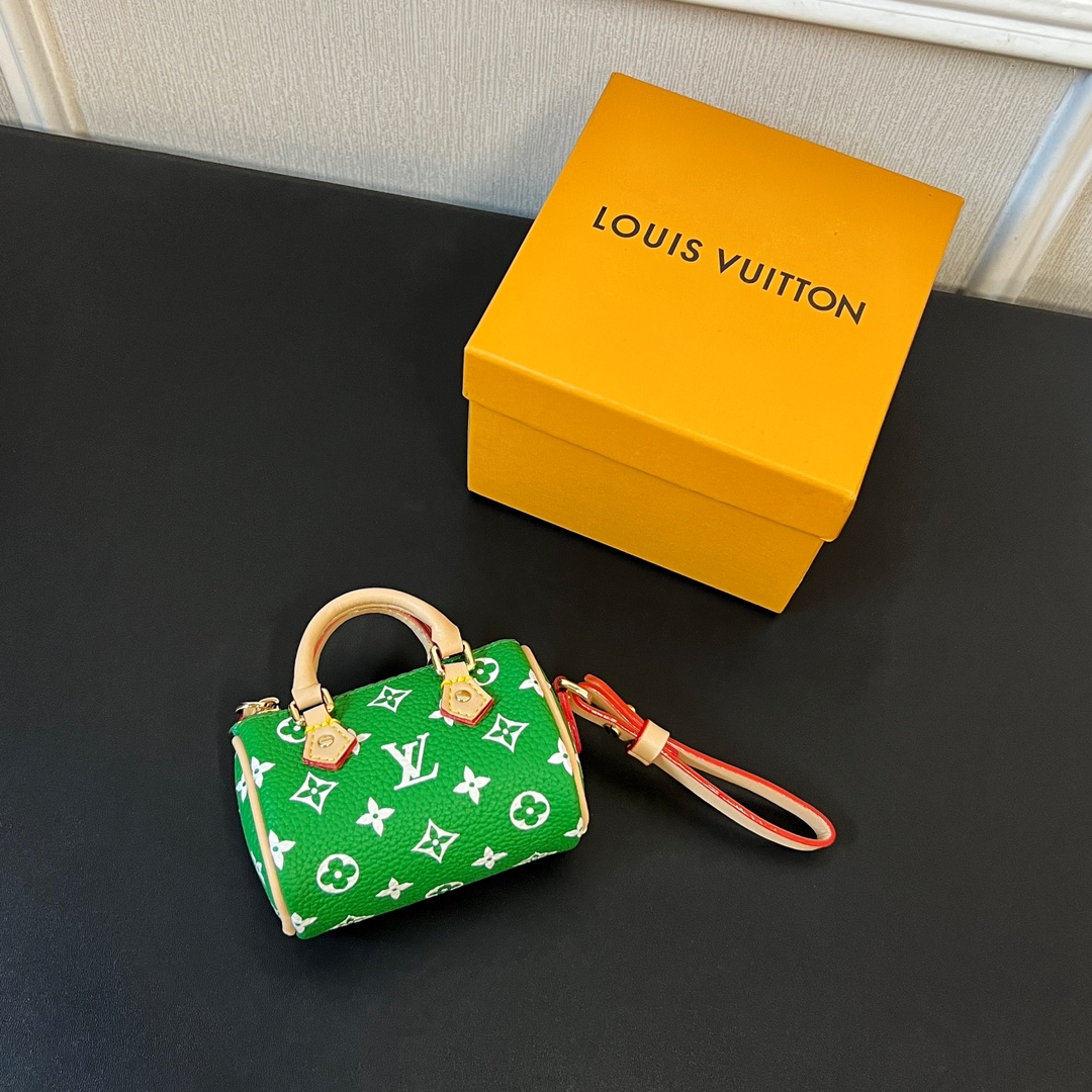 Louis Vuitton Micro Bag Leather Keychain Pendant Accessories