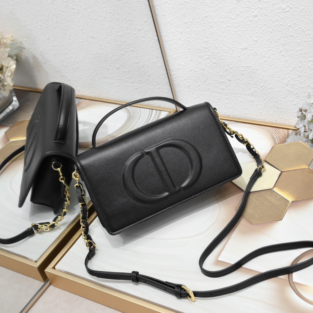 Dior CD Signature Mini Chain Handbag Shoulder Bag Handbag