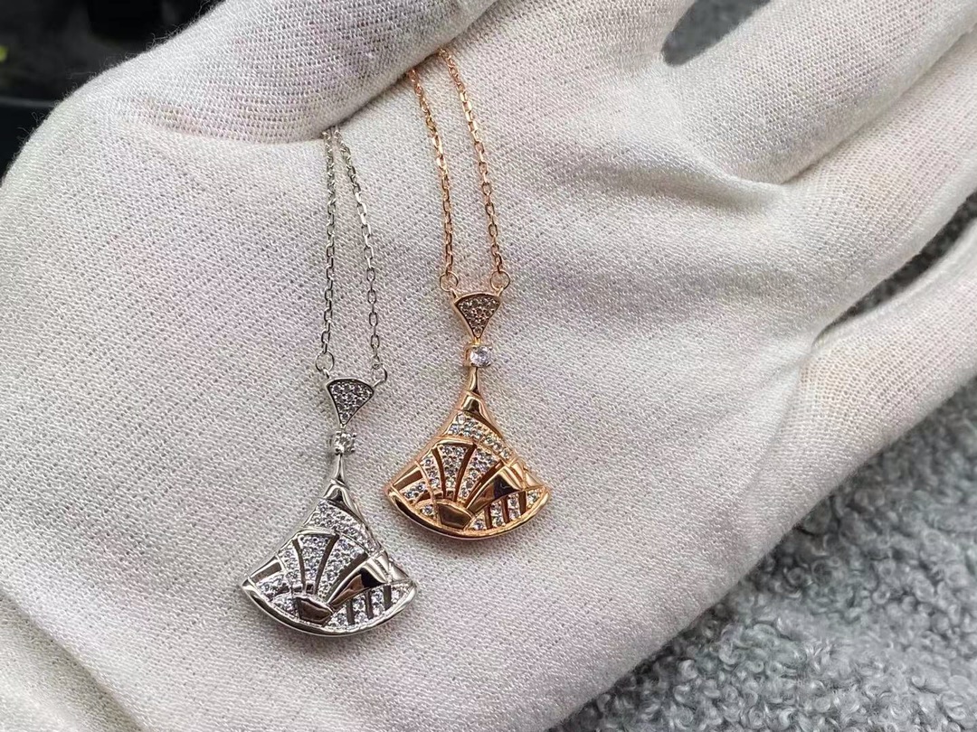 Bvlgari Dress Necklace with Diamonds