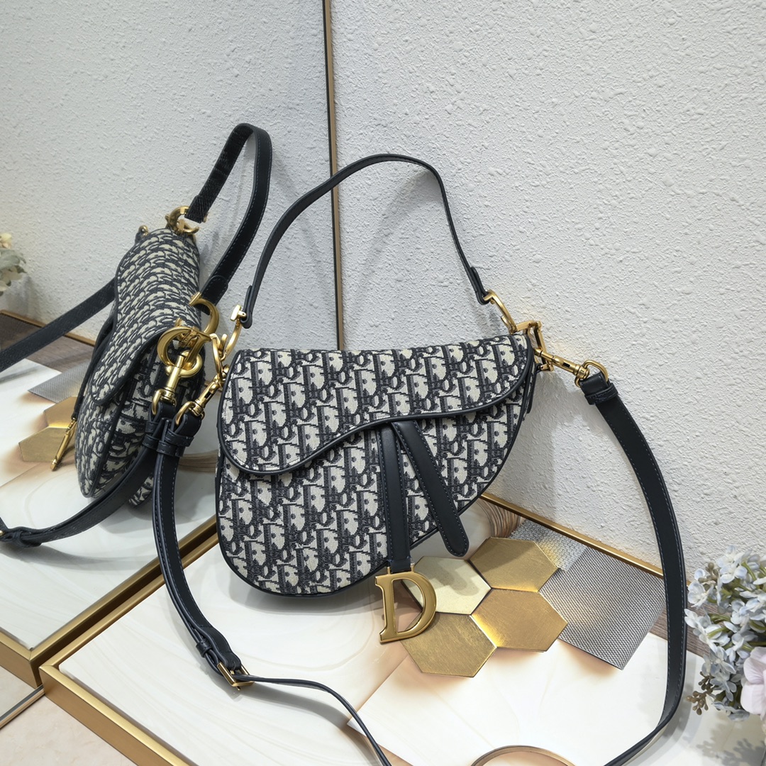 Saddle Bag Blue print with Thin strap CD-1003 XB012 25.5cm