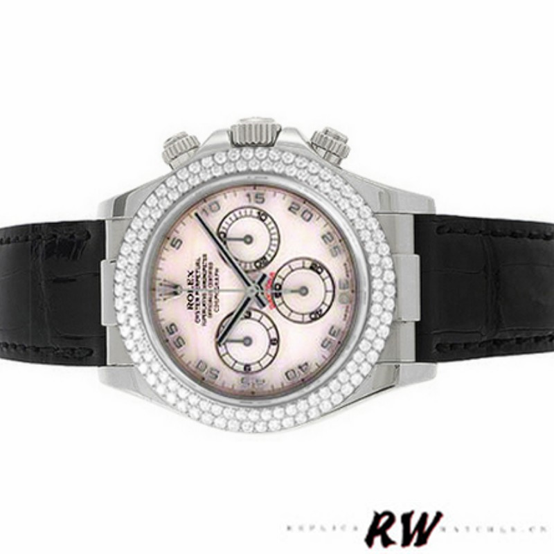 Rolex Cosmograph Daytona 116589 White MOP Arabic Dial 40MM Mens Replica Watch