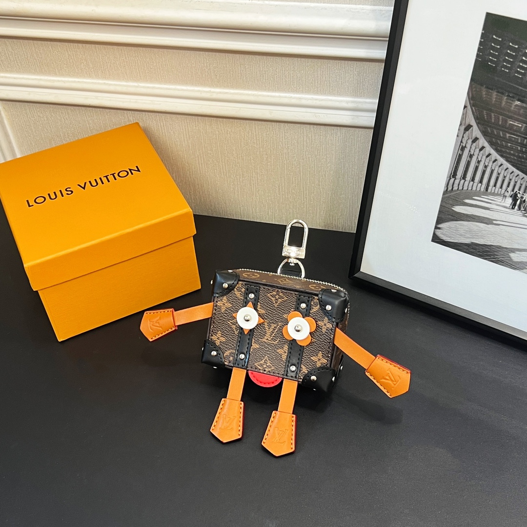 Louis Vuitton Micro Bag Leather Keychain Pendant Accessories