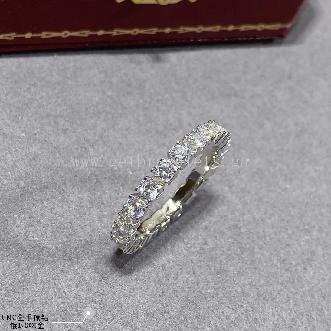 Essential De Cartier Wedding Diamonds Ring Bracelet White Gold