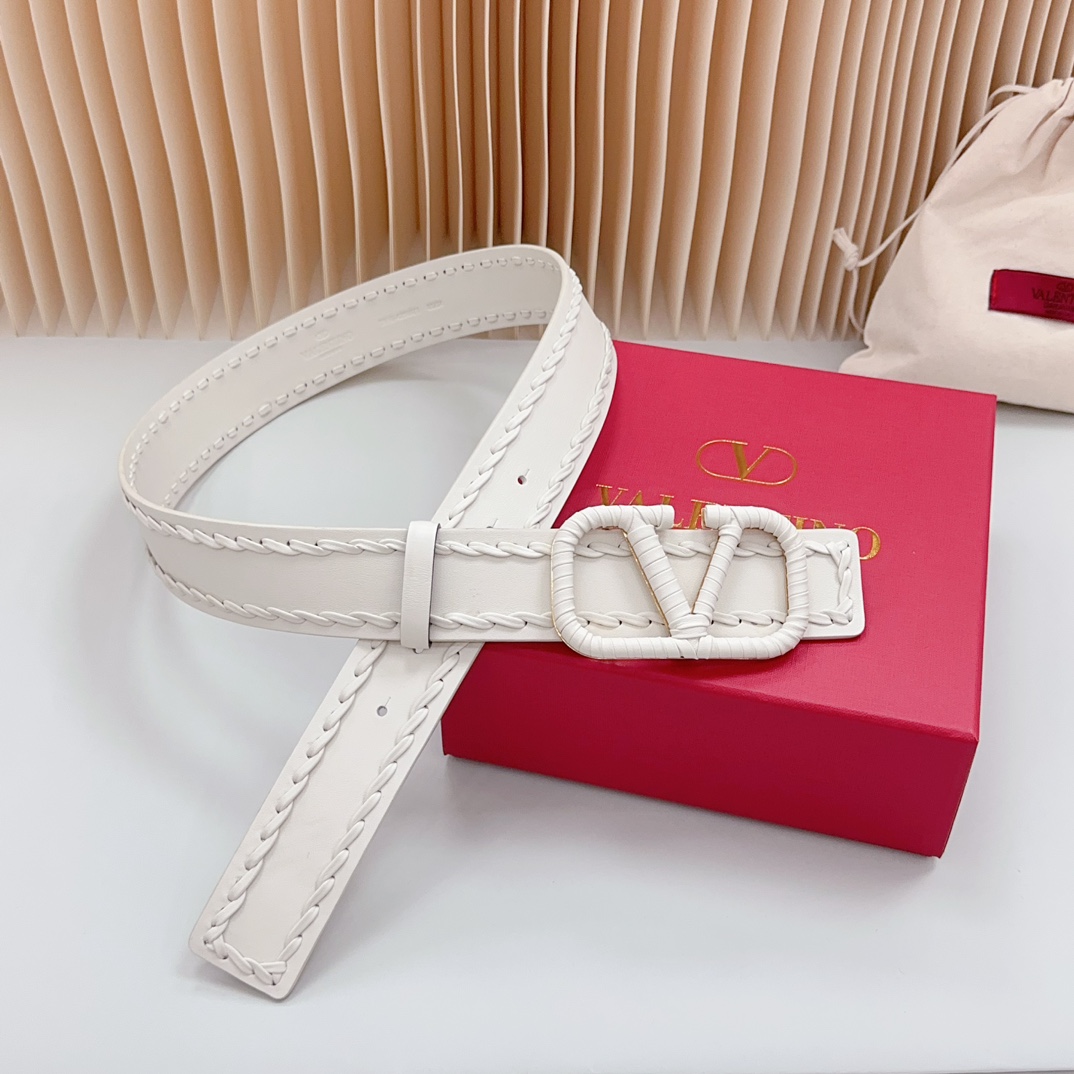 Valentino Leather Belts 1:1 Mirror Version
