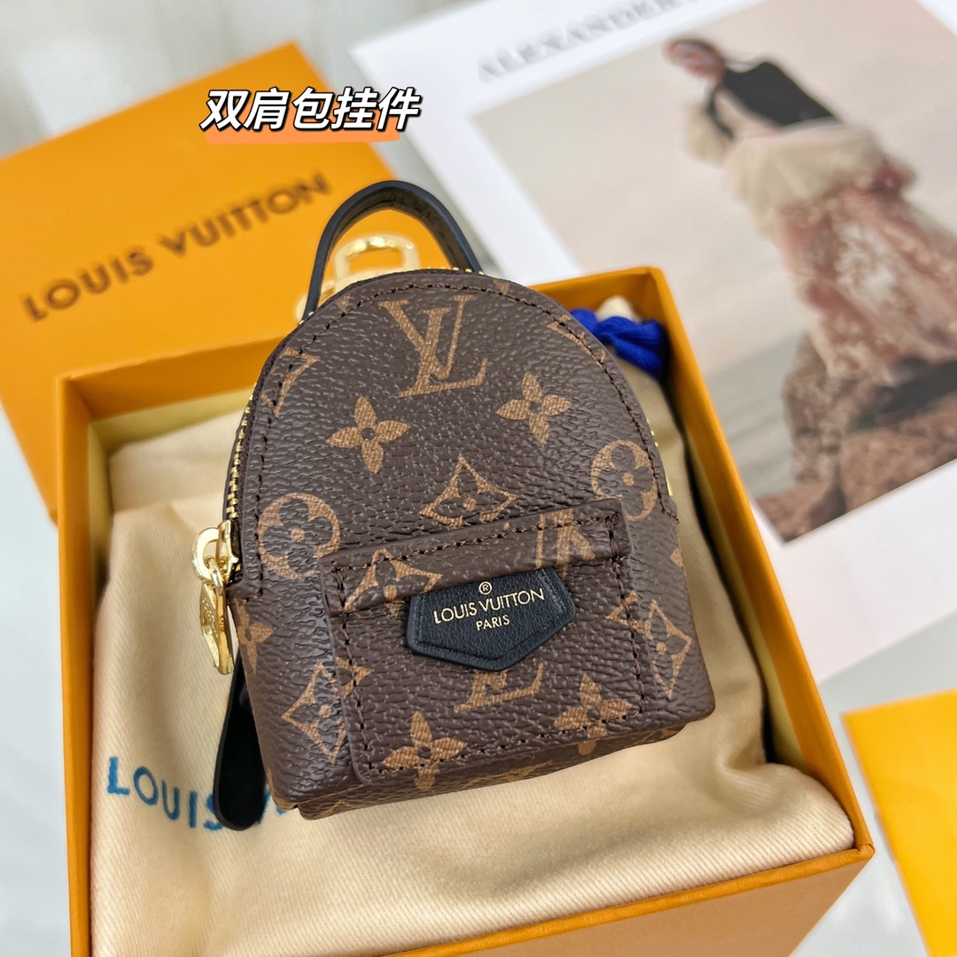 Louis Vuitton Micro Bag Leather Keychain Pendant Accessories