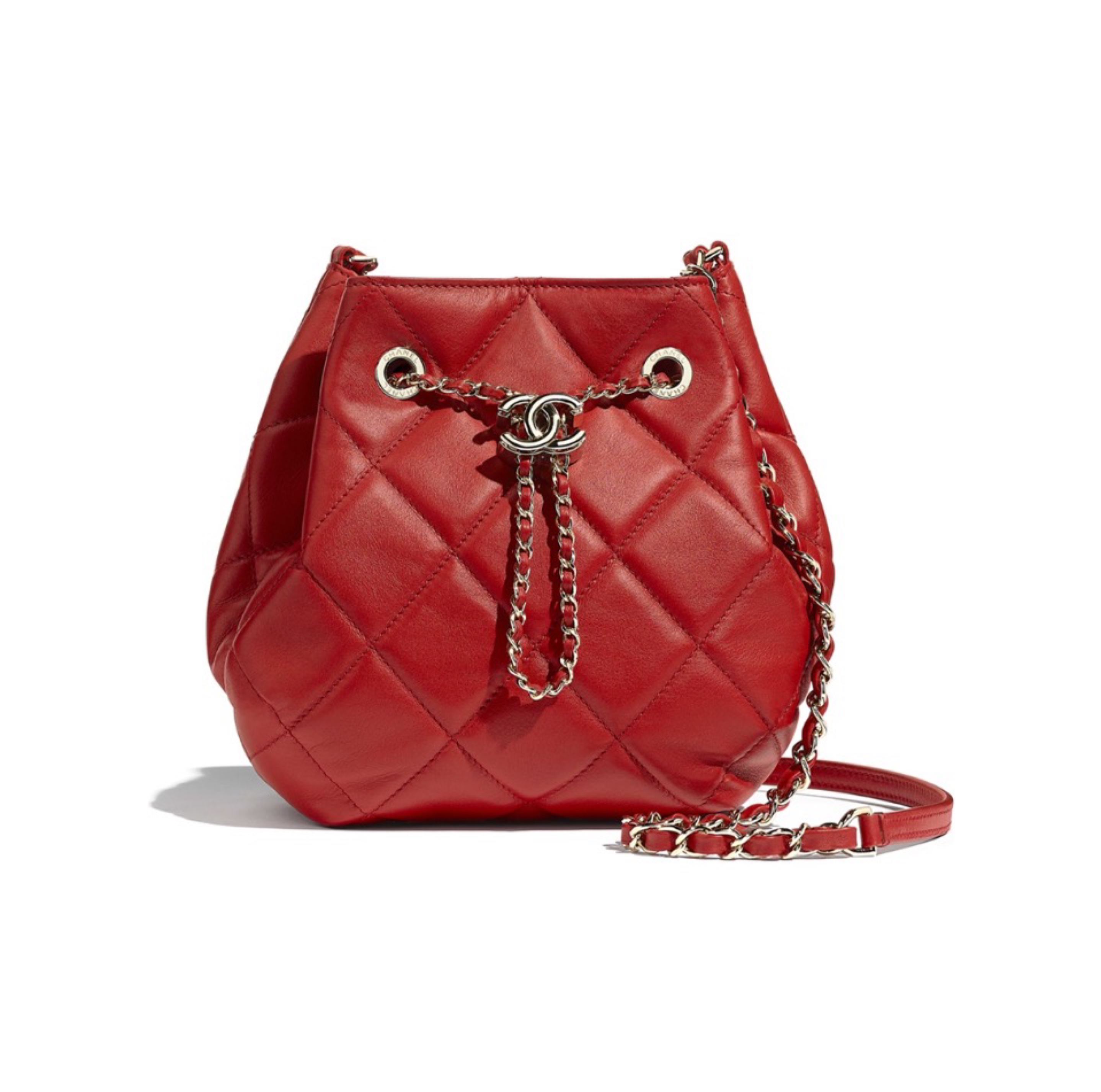 Chanel Lambskin Bucket Bag Shoulder Crossbody Bag（Replica）