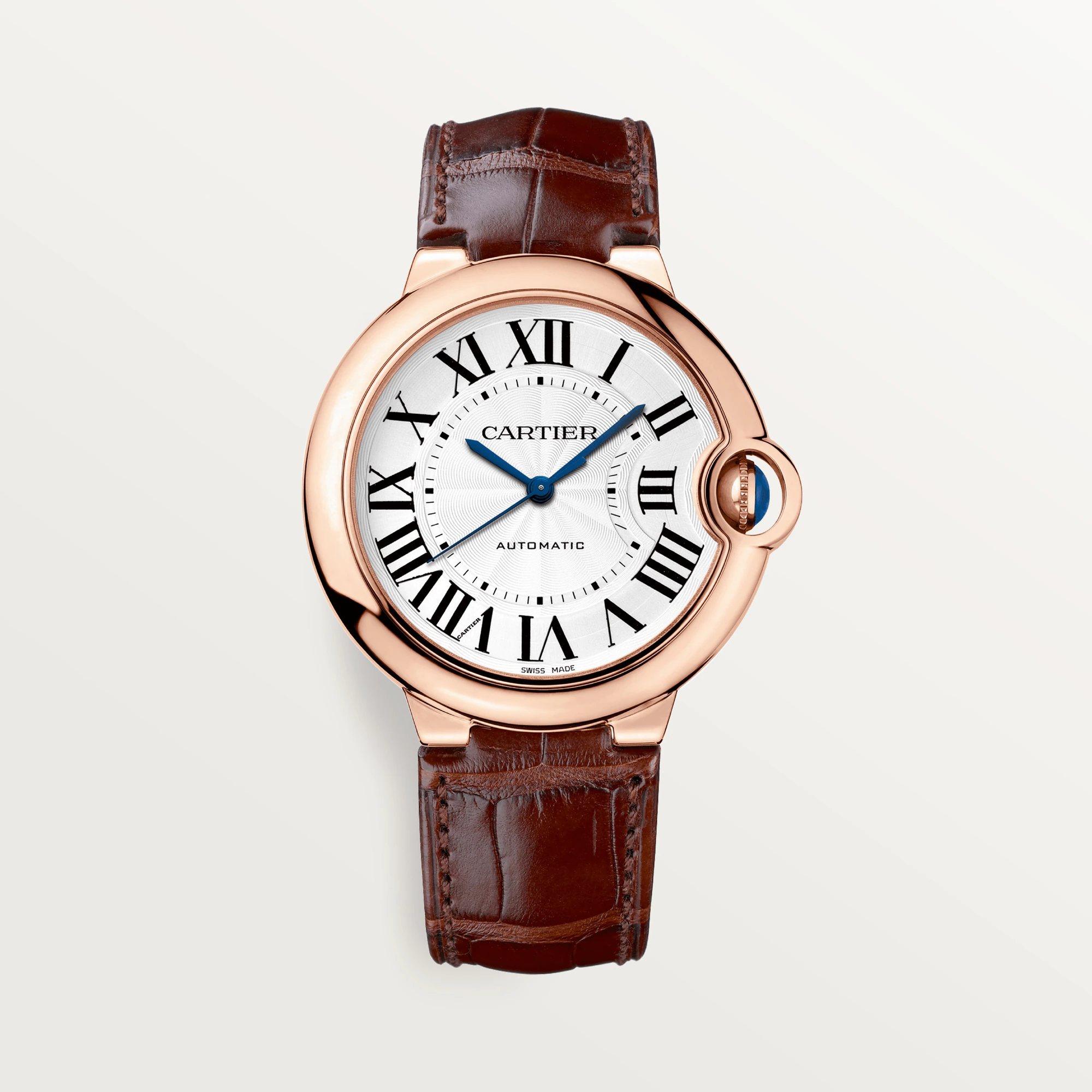 Cartier Ballon Bleu 36 mm 18K Rose Gold Men��s Watch, W6900456
