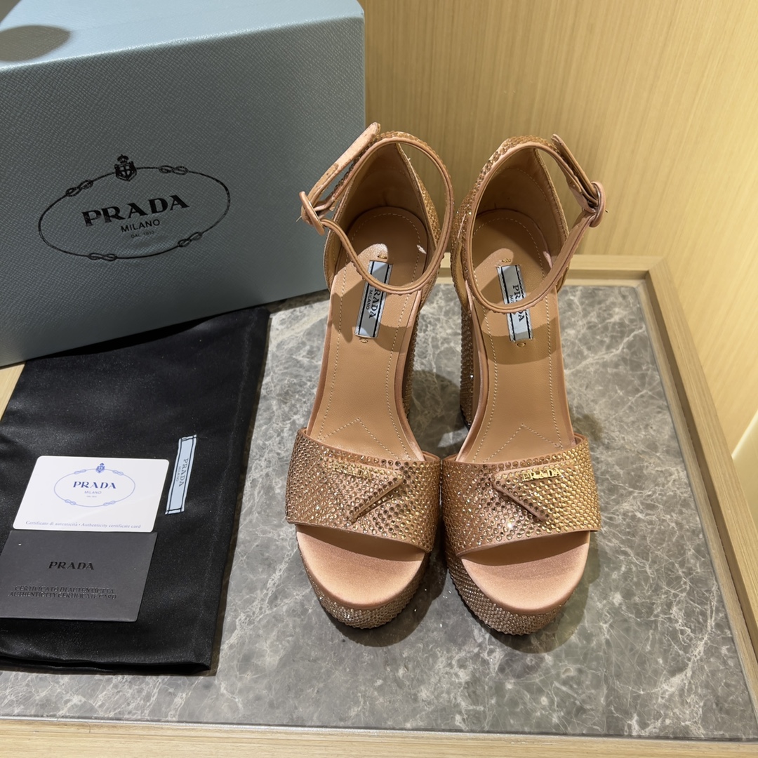 Prada shoes Diamond high heels 14CM PD006
