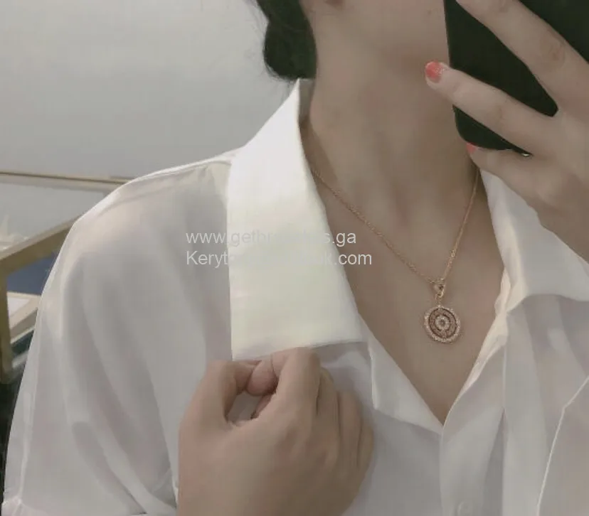 Transshipment Necklace Yellow Gold/Rose Gold/White Gold With Diamonds Replica