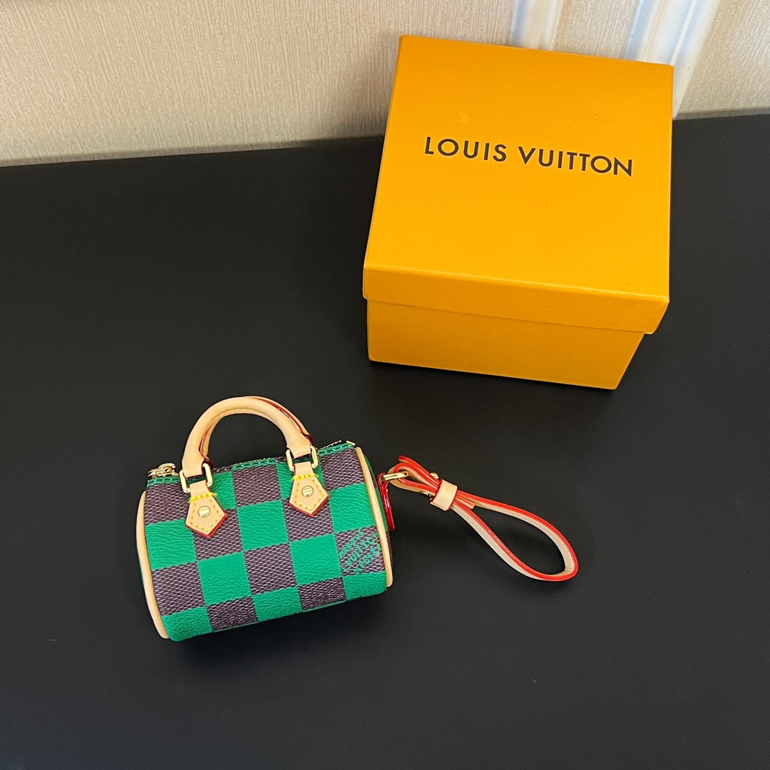 Louis Vuitton Micro Bag Leather Keychain Pendant Accessories