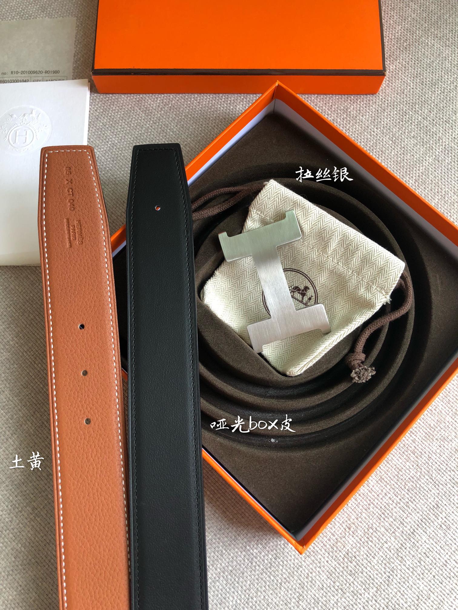 Hermes Leather Belts 1:1 Mirror Version