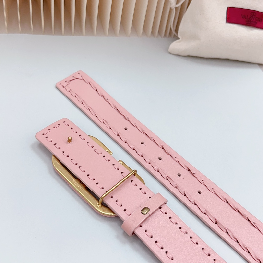 Valentino Leather Belts 1:1 Mirror Version