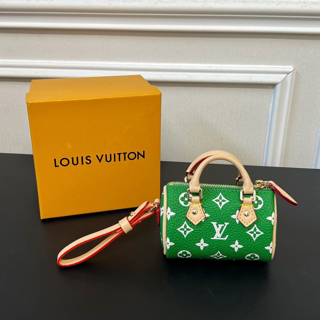 Louis Vuitton Micro Bag Leather Keychain Pendant Accessories