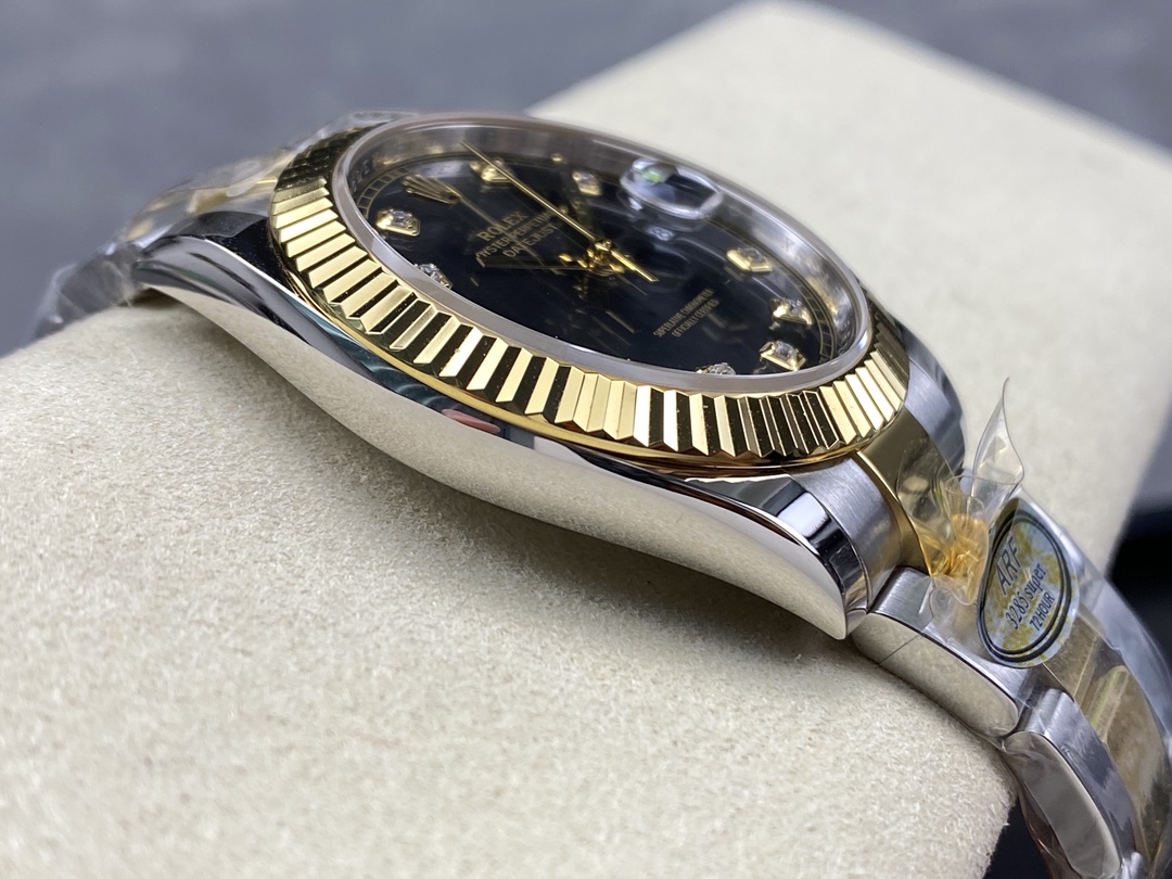Rolex Datejust 41 Black Diamond Dial M126333 0005 Men's Watch