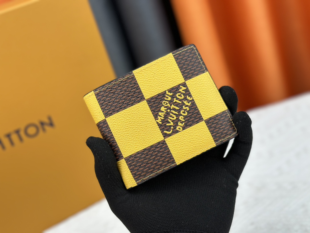 Louis Vuitton Brazza Damier Graphite Pixel N60895 M40452 Wallet Bag Handbag