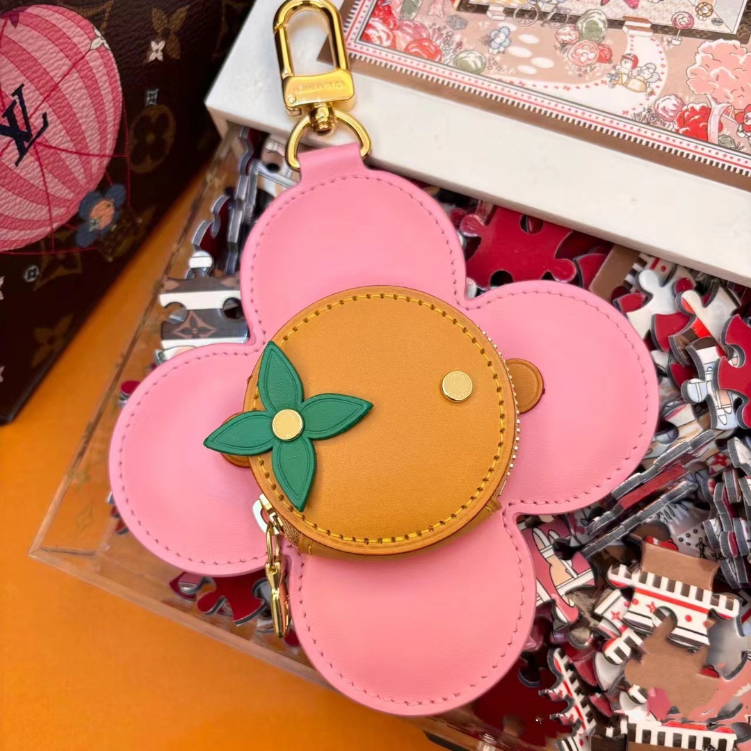Louis Vuitton Micro Bag Leather Keychain Pendant Accessories
