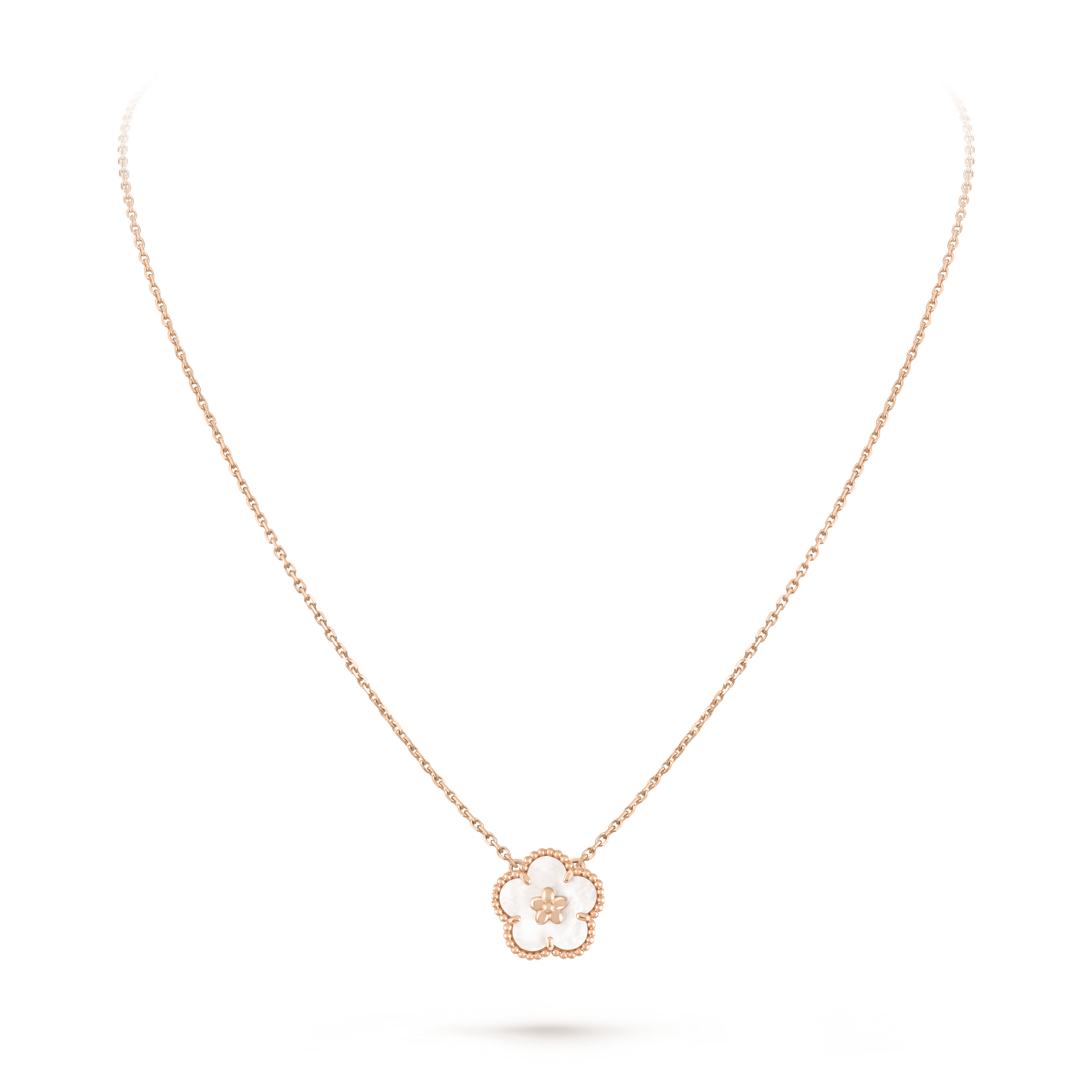Van Cleef & Arpels Lucky Spring pendant, plum blossom
