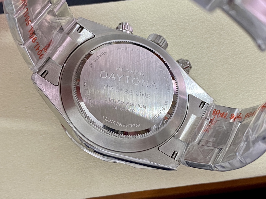Rolex Cosmograph Daytona 116520 Bamford Heritage Paul Newman Black Dial Steel 40mm Men's Watch